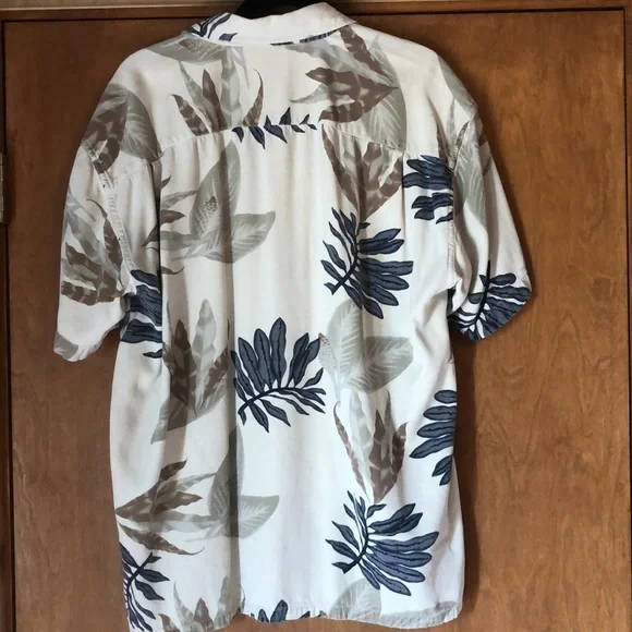 WinterSilks vintage silk Hawaiian style button down collared shirt - Picture 8 of 8
